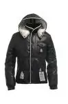 manteaux moncler doudounes et parkas femmes  noir mat